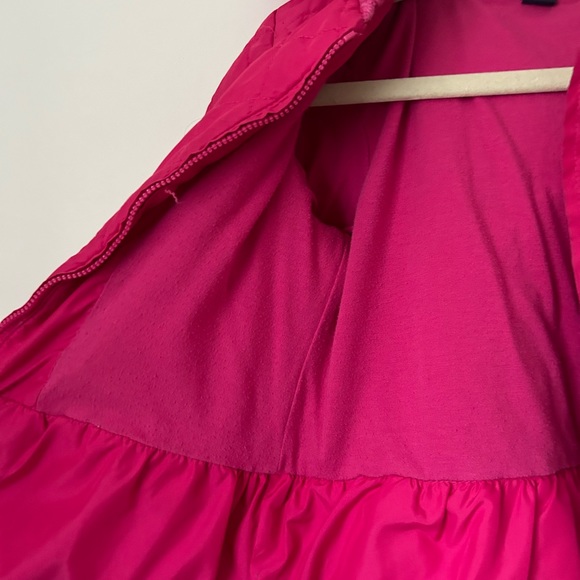 Gap Kids Barbie Pink Puffer Spring Coat Jacket • Size 5 - Picture 3 of 4